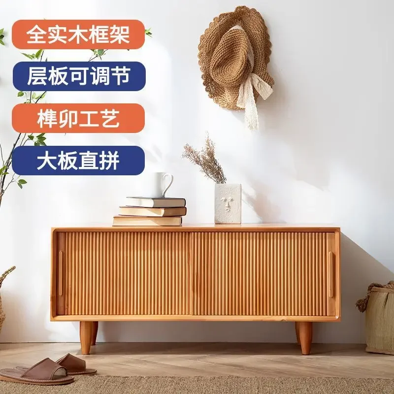 Solid wood shoe change stool household entrance entrance stool integrated bench home rack Japanese storage