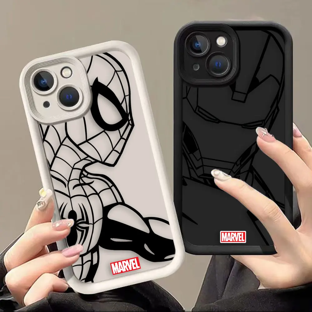

Marvel Iron Man SpiderMan Phone Case For OPPO A3X Z5X A5 A54 A55 A57 A58 A72 A53 A73 A74 A76 A92 A93 A94 FIND X3 X5 X8 F29 Case