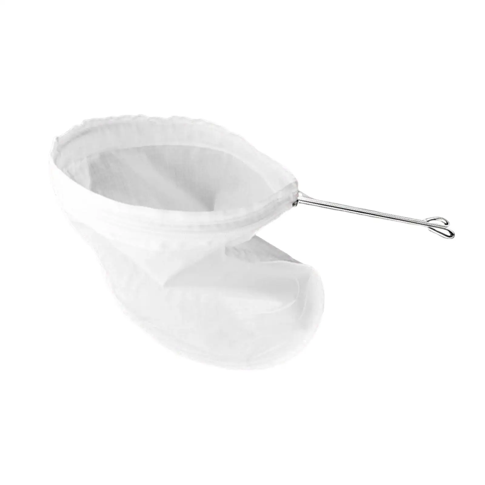 Cheesecloth Strainer with Handle Removable Reusable Food Filter Bag Coffee Sock Filter Bag for Kitchen Office Cafe Home