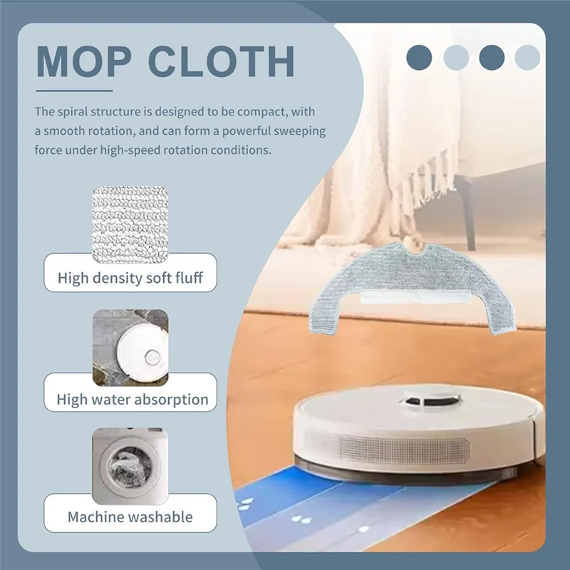 A02V-Vacuum Cleaner Replacement Parts-Accessory Kit For DREAME D10 Plus Gen 2 Durable Upgrade Components