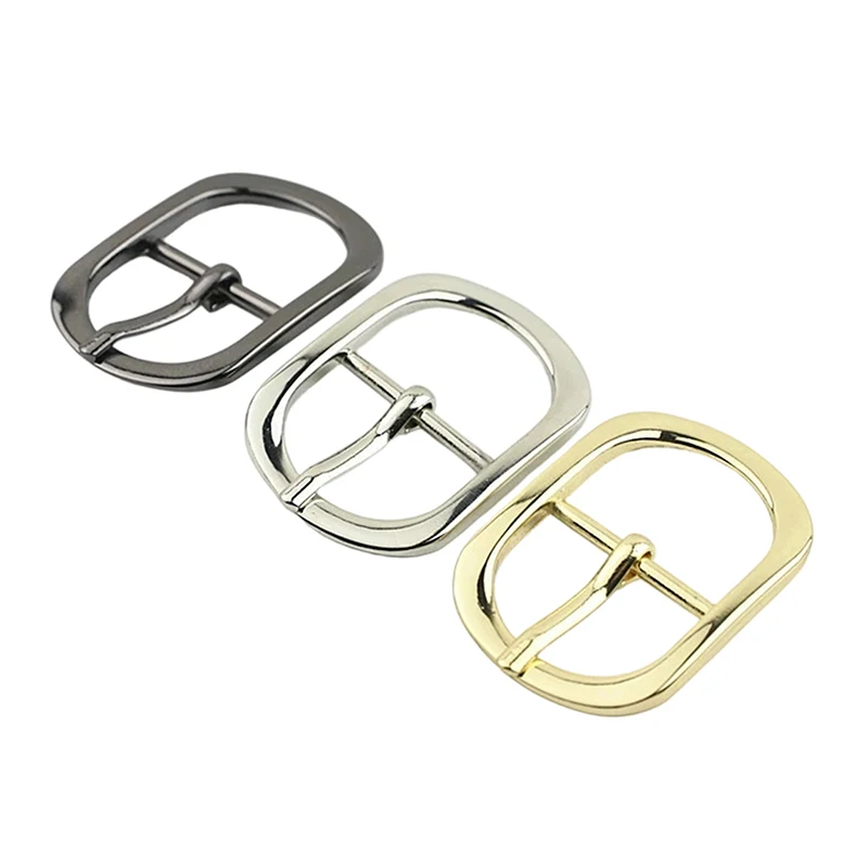 New 5Pcs Metal Pin Belt Buckles 12/18/25mm For Men Women Bag Shoe Strap Clasp Handbag Leather DIY Craft Accessory