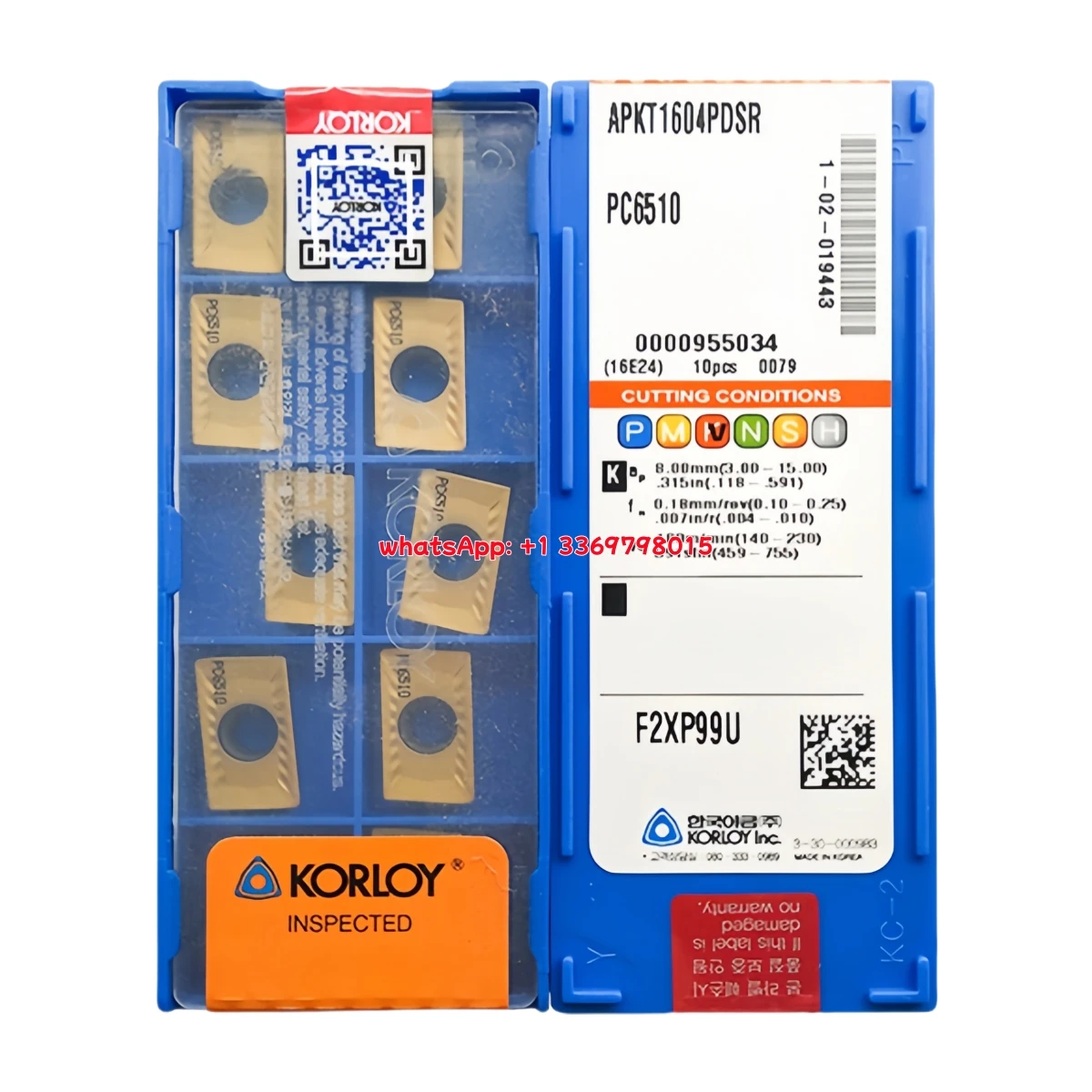 Drillpro 10pcs APKT1604PDFR-MA H01 Hartmetalleinsätze für Aluminium - US $14.70