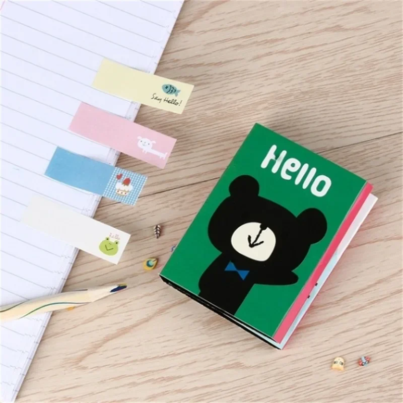 Animals Lovely Sticker Bookmark Point It Marker Memo Flags Sticky Notes Color Random