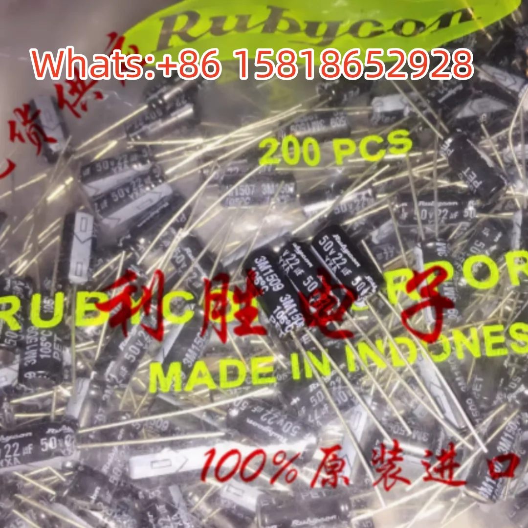 

50pcs 22UF 50V Japan Ruby RUBYCON Electrolytic Capacitor 50V22UF 5X11 YXA