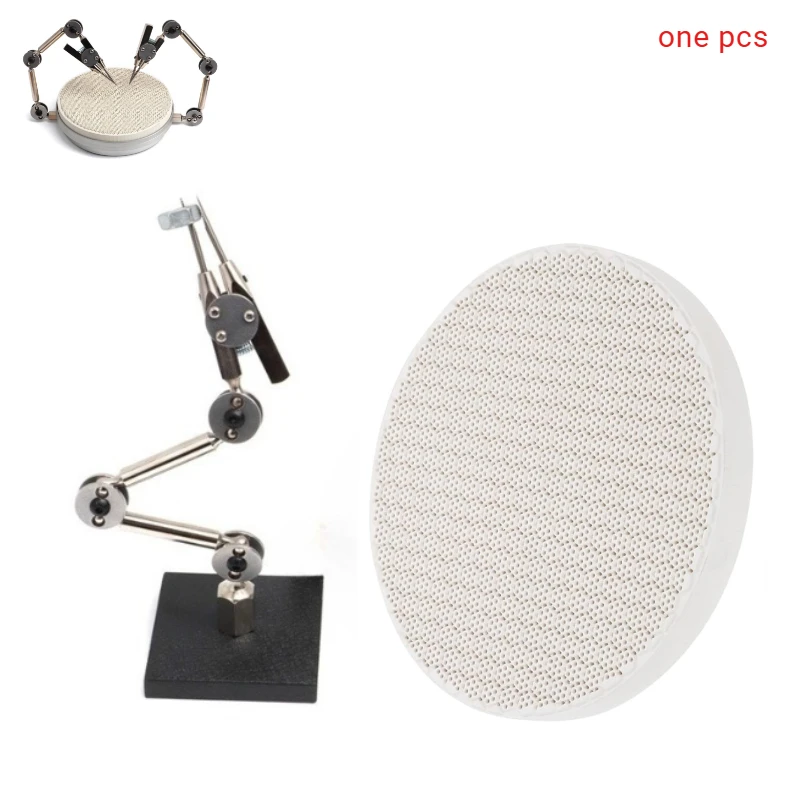 1PCS Welding Clamp / Ceramic Honeycomb Soldering Block for Jewelry Making Rotating Turntable Soldering Pan Accessories