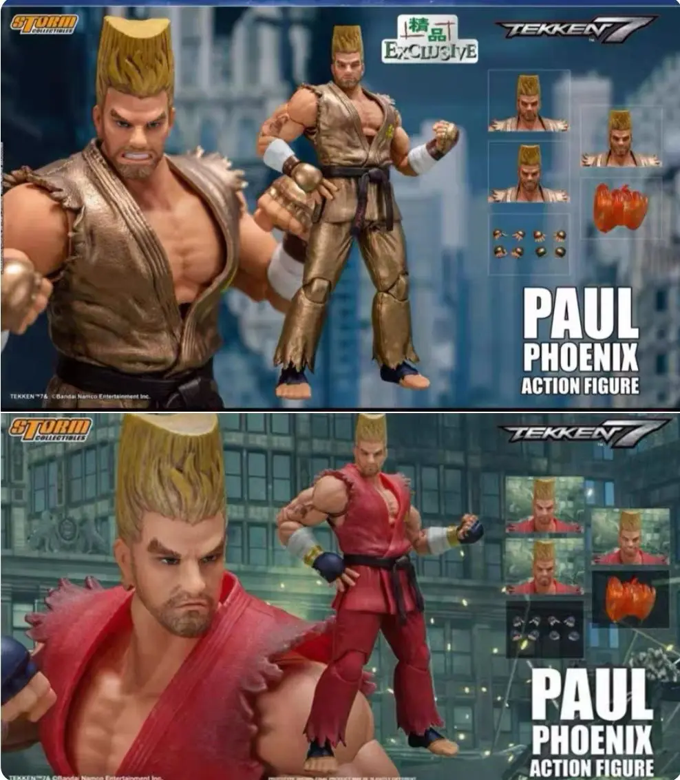 En Stock serie STORM Original Tekken 7 Paul Phoenix 1/12 escala figura de acción modelo regalo coleccionable