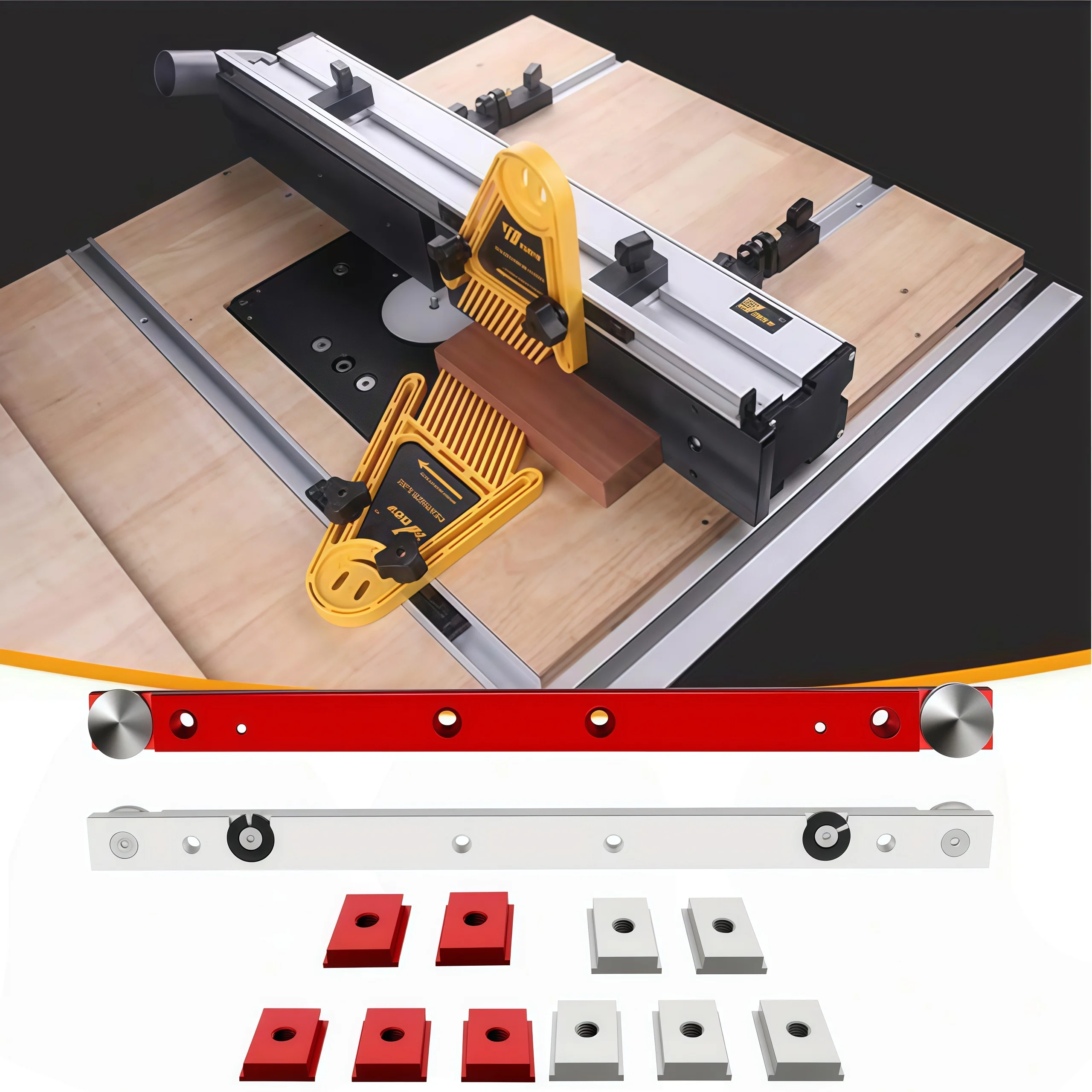 : T-sín és tartozékok