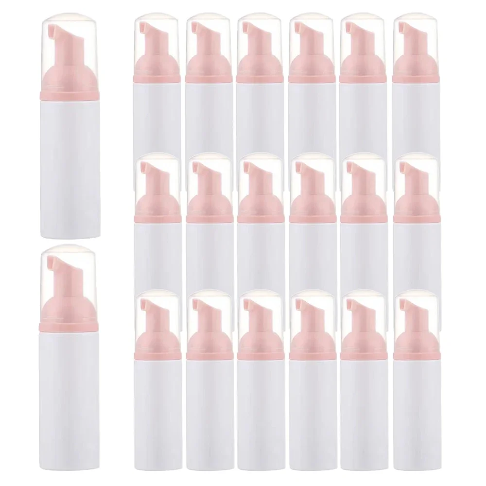 20 Stks/partij 60Ml Schuimfles Lege Plastic Fles Zeepdispenser Schuim Shampoo Lotion Botteling Pomp Fles Of Reinigingsborstel