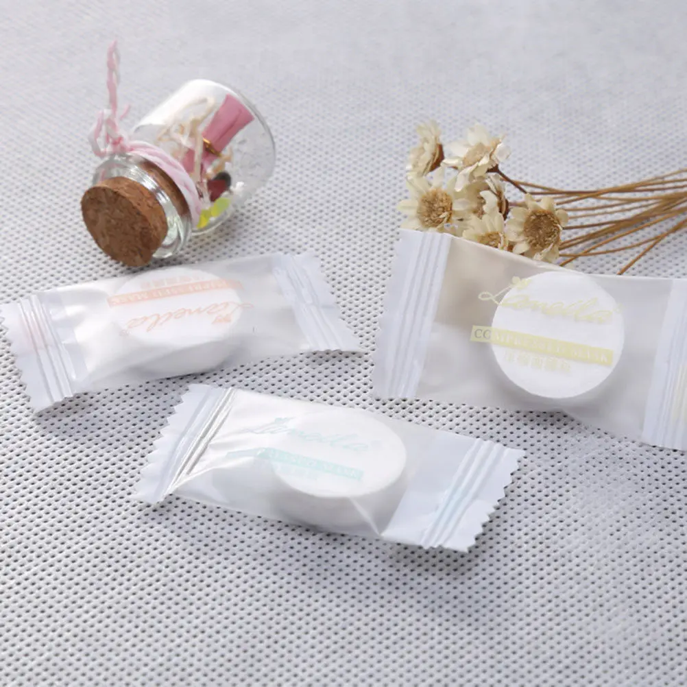 20Pcs Compressed Nonwoven Face Mask Natural Disposable Facial Sheet Mask for Skin Moisturizing Wrinkle Reduction