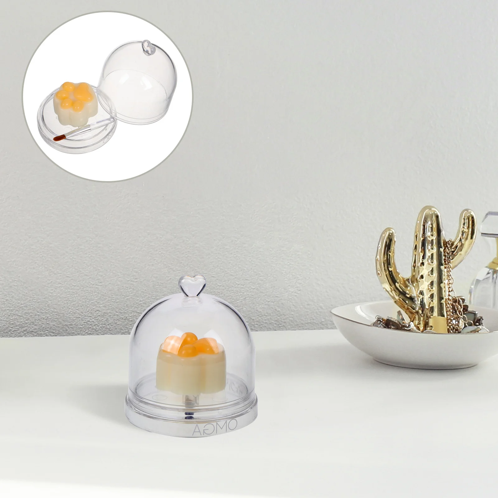 Balsamo Labbra a Forma di Zampa di Gatto Cangiante, Rossetto Idratante Profondo, Formula Nutriente e Levigante per Autunno e Inverno, Lucidalabbra per Donne e Ragazze