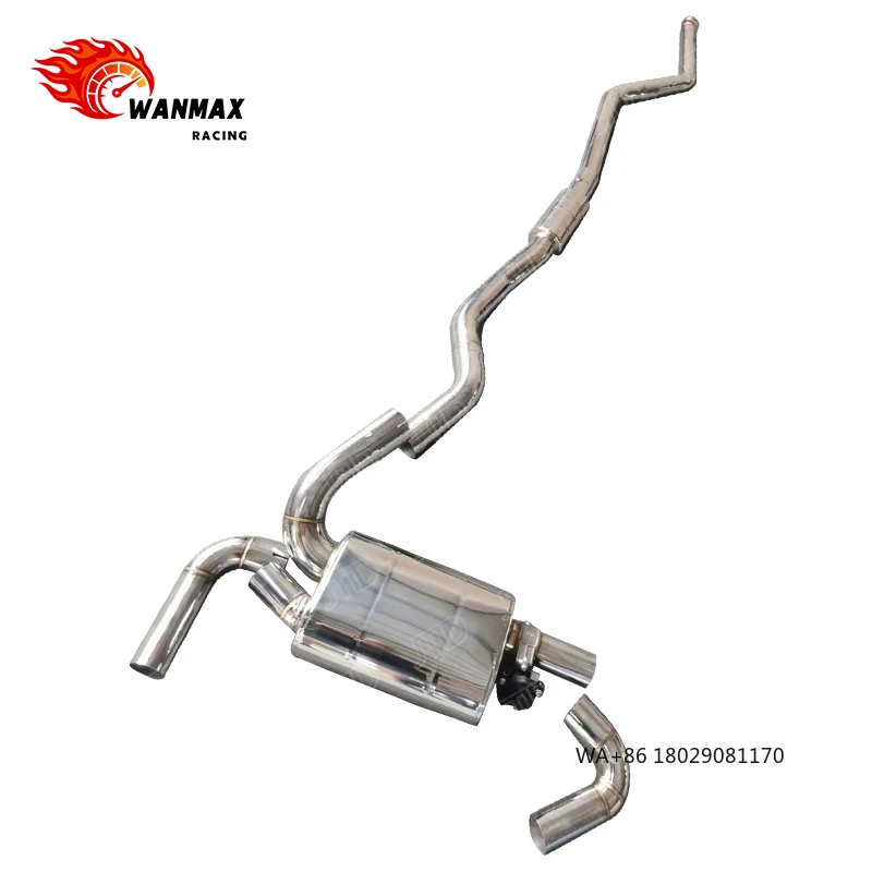 

Высококачественная спортивная выхлопная система JTLD Valved Sport 304SS Catback для 428i N20 с электронным управлением клапанами