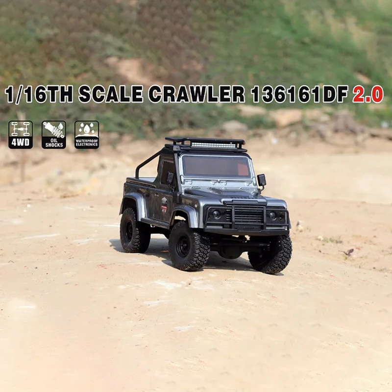 

Радиоуправляемая бесщеточная полноприводная внедорожная машина-краулер RGT 1/16 (модель 136161DF Pro) на электрическом радиоуправлении, модель для скалолазания, подарок