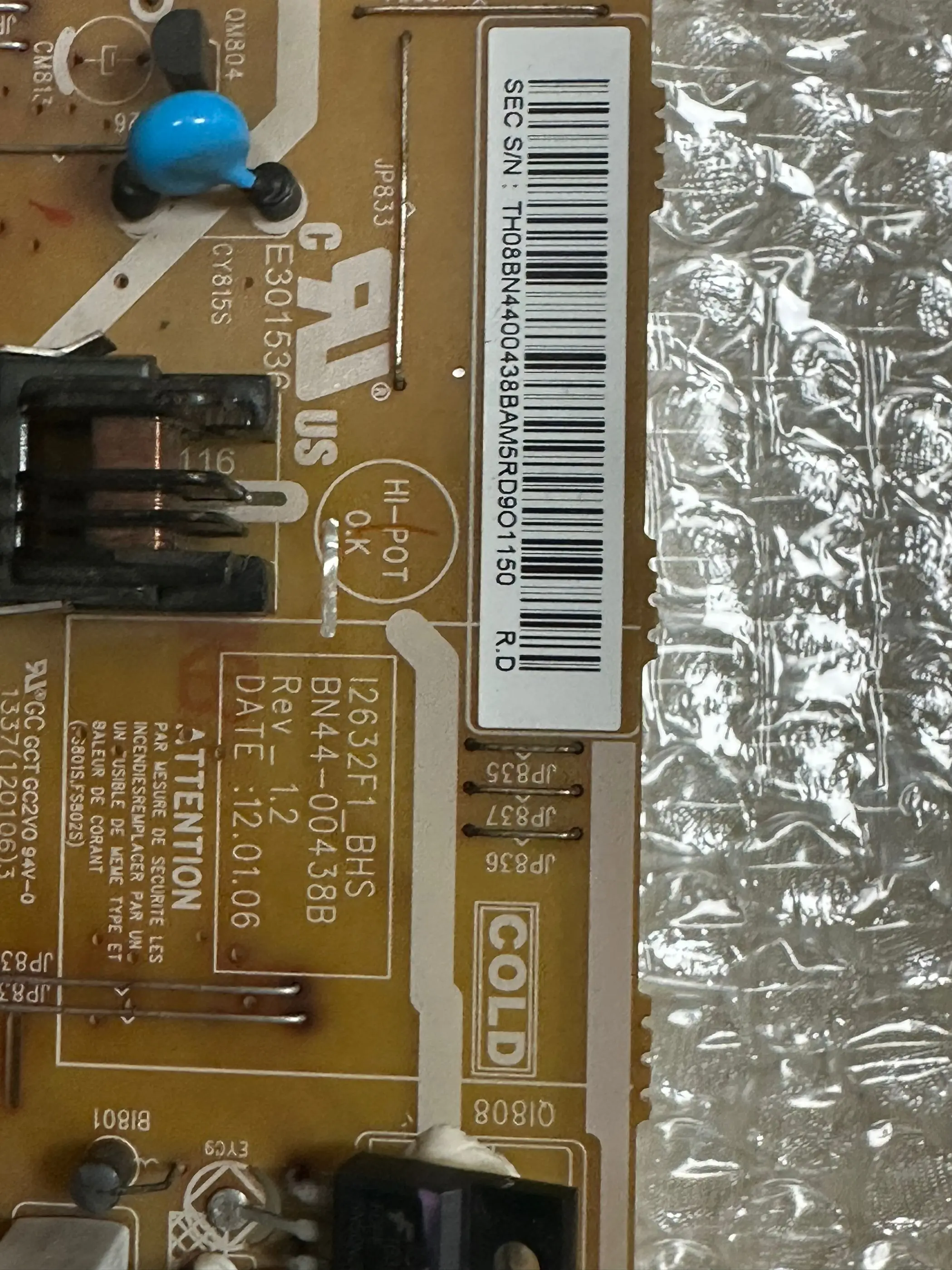 LN32D450 أصلي في يدي ، جودة جيدة