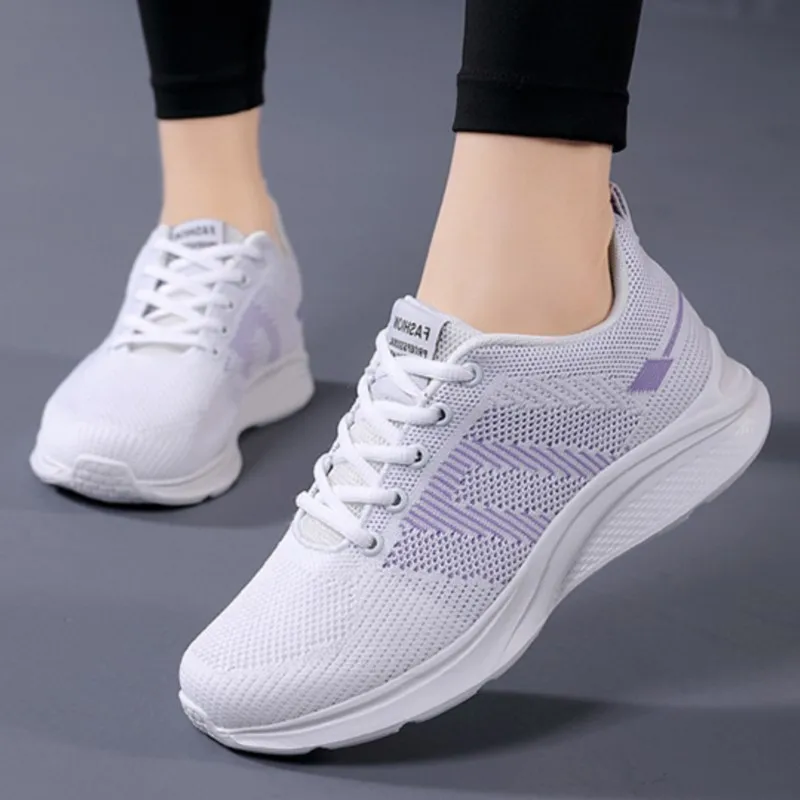

Fashion Woman Sneakers Shoes Comfortable Women's Sneakers Solid Women's Sports Shoes Plus Size Zapatos De Mujer Footwear