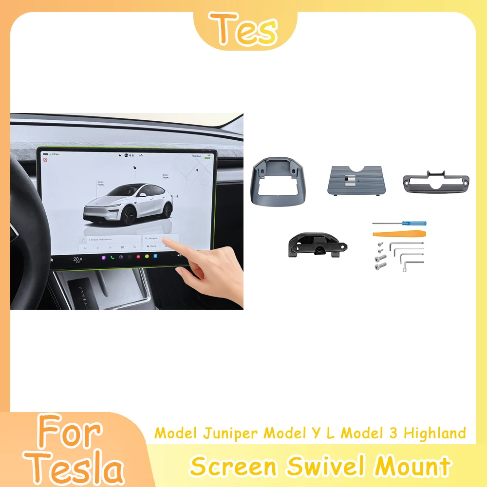 

Для Tesla Model Juniper Model Y L Model 3 Highland Поворотное крепление для экрана 4-х направление регулировки наклона Комплект вращающихся кронштейнов GPS