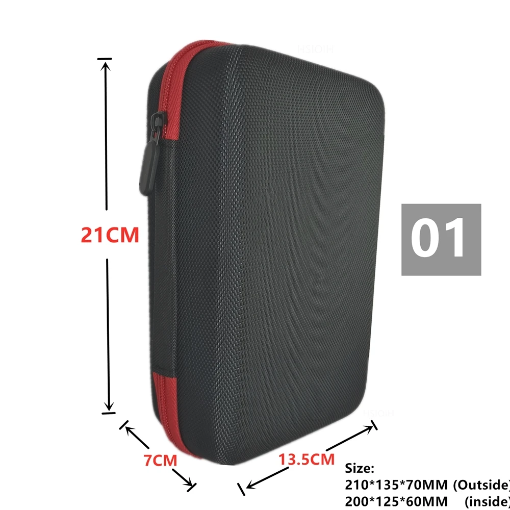 Digital Multimeter Bag Tool Storage Bags for Electronic Accessories Shockproof Bag EVA Box Case Earphone Data Cable Storage Bag