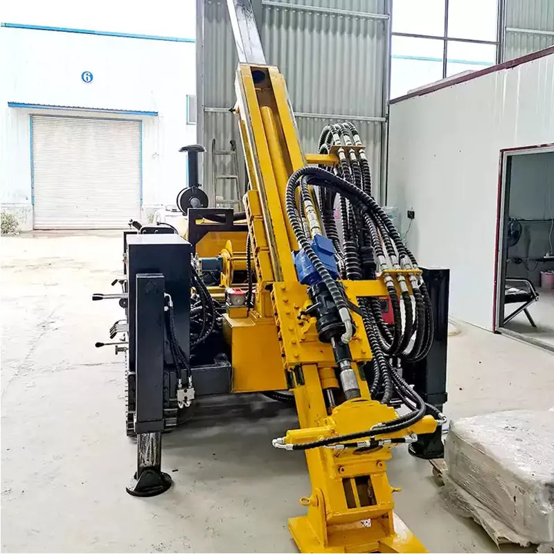 مصنع توريد جهاز الحفر الأساسي الهيدروليكي بالكامل 400 متر لاستكشاف عينات التعدين الأكثر مبيعًا مع مكونات المضخة والمحركات