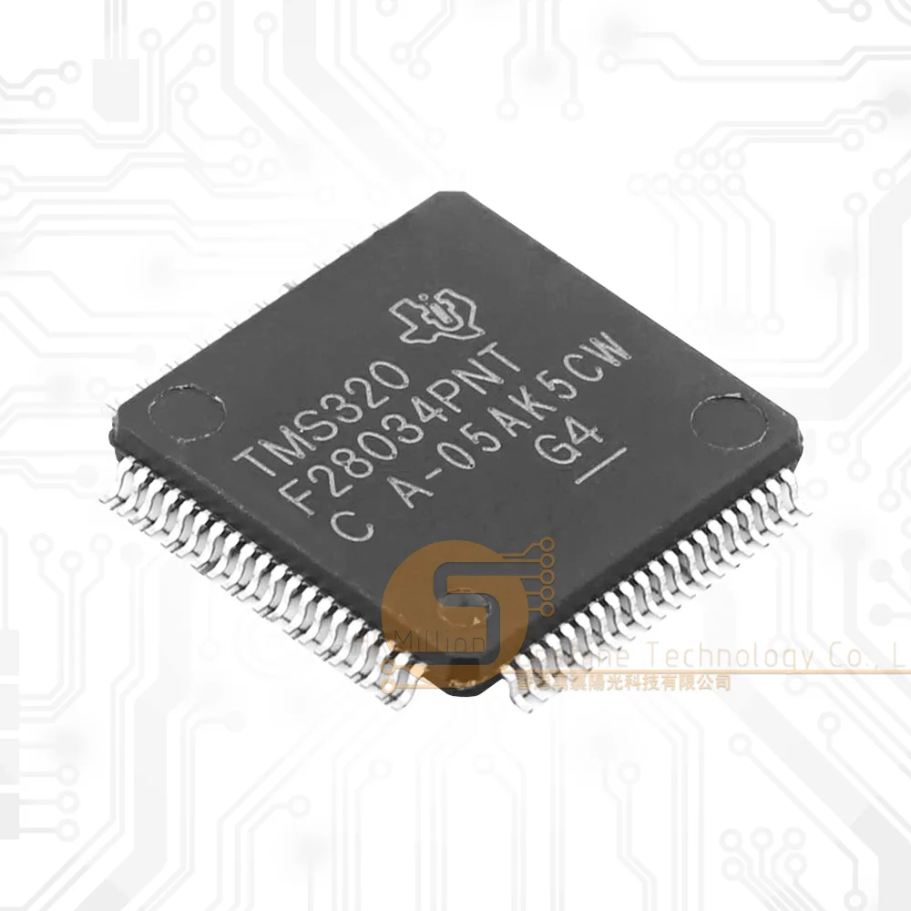 10pcs TMS320F28034PNT LQFP-80(12x12) 60MHz 32 Bit TMS320F28034 Brand New and Original