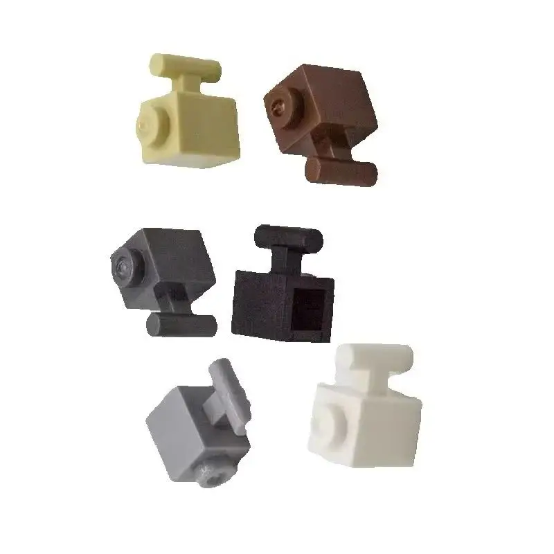 10PCS 2921 Modified 1 x 1 with Bar Handle Block Moc Color Compatible with Brick DIY Children's Toy Assembly