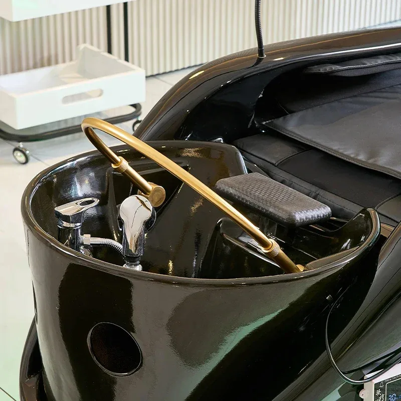 

Новинка 2025 года, удобный салон красоты для всего тела, электрический массажный стол для мытья волос, головной спа-шампунь, кровать