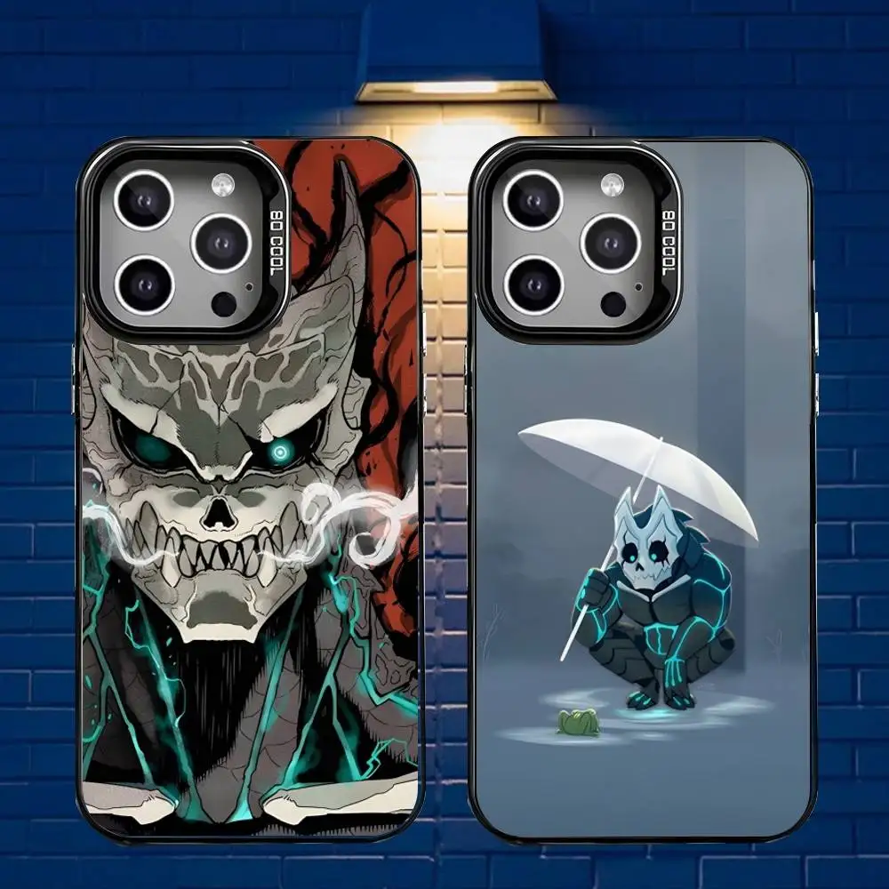 

M-Monster No. 8 Phone Case For iPhone 16,15,14,13,12,11,Mini,Pro,E,MAX Gray Matte Silicone Black Cover