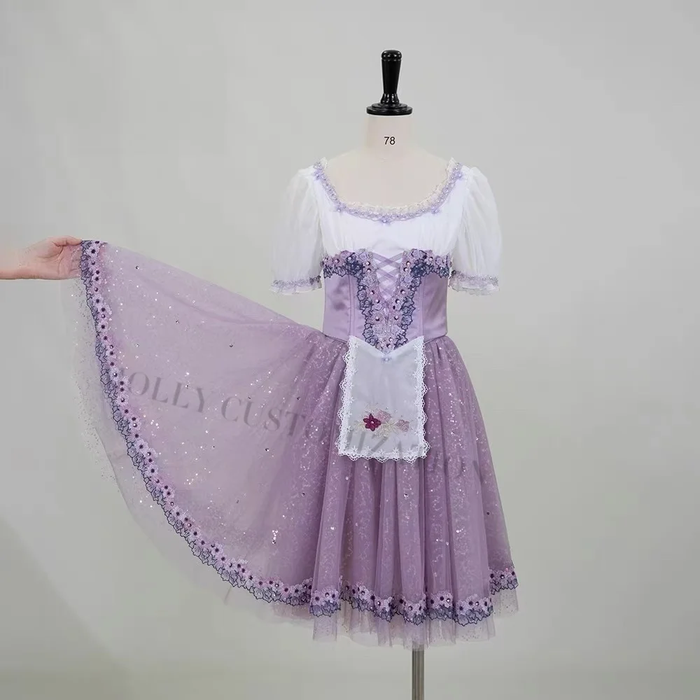 New high-end design Giselle's unstoppable daughter ballet girl variation competition dress customized for adults and children