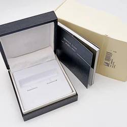 Luxury MB Pen Case Cufflinks Box PU Leather Paper Covered With Service Guide Manual