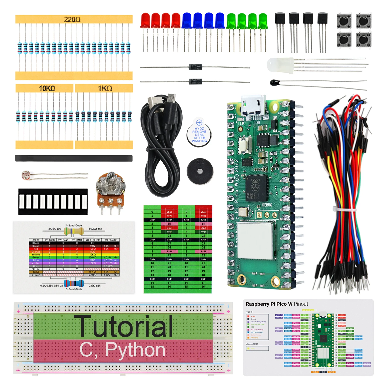 C Code Pi: Der perfekte Einstieg in die Programmierung mit Raspberry Pi Pico