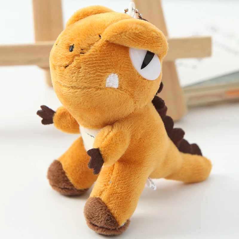 New Dinosaur Small Pendant Tyrannosaurus Rex Plush Toy Keychain Fun Dinosaur Plush Kids Toy Soft Animal Plush  Doll Gifts