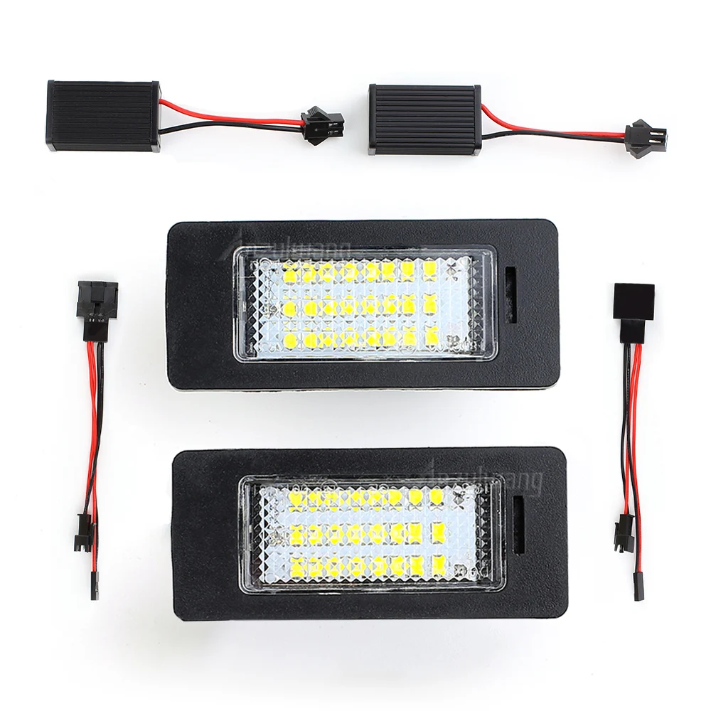 

LED Light Car License Number Plate Light Lamp Car Lights Fit For Audi A1 A4 B8 A5/S5 2D A5 5D A6/S6 A7 5D Q5 TT TTS RS5 TTRS