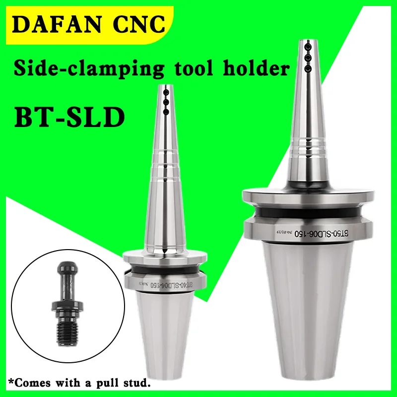 High Precision Small Diameter Side-Lock Tool Holder BT40/BT50 for CNC Machining Centers, High-Speed SLD Side-Lock Cutter