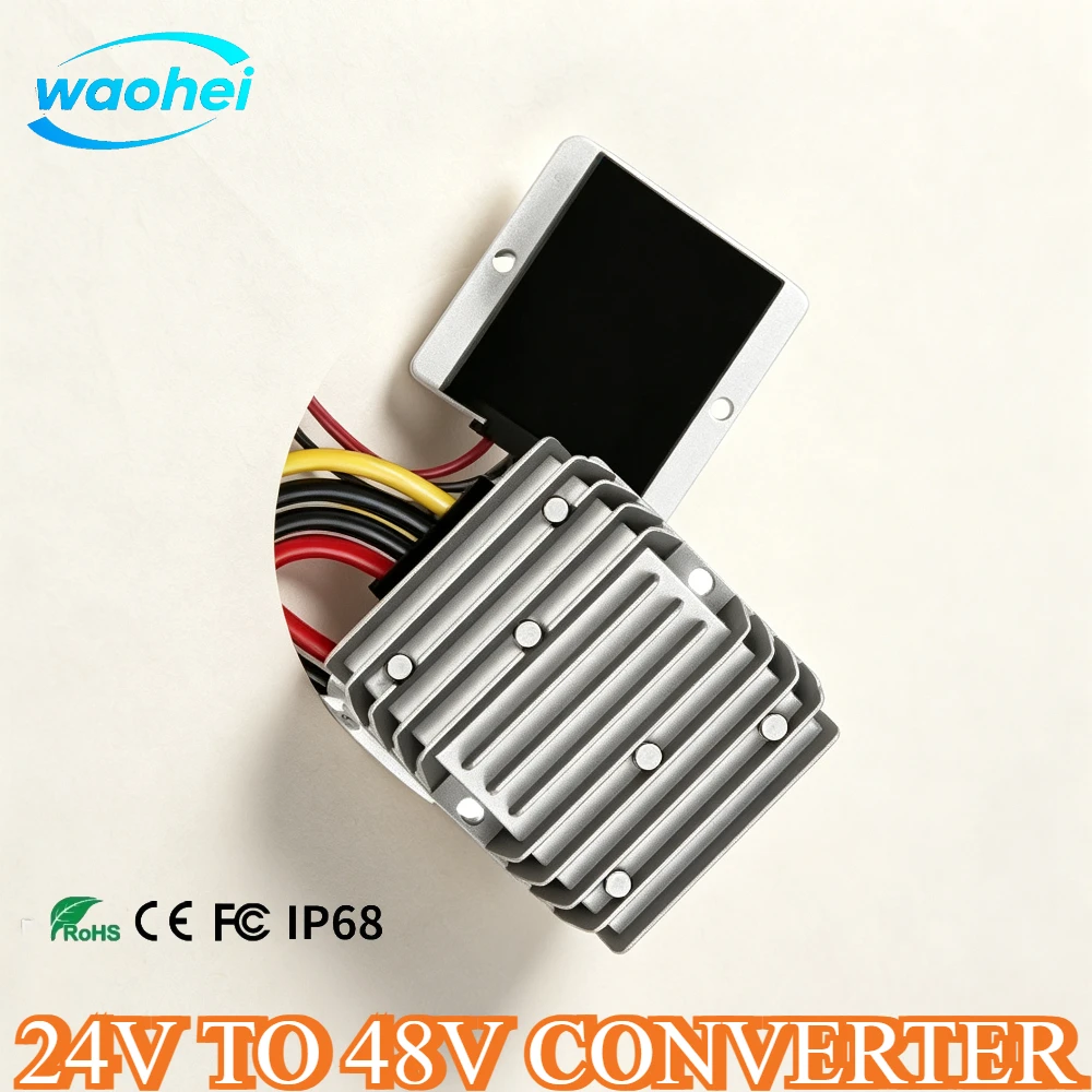 24V to 48V 3A 5A 10A 15A 20A DC Converter Step-up Power Voltage Regulator Transformer 24Volt to 48Volt Booster for Cars Solar CE