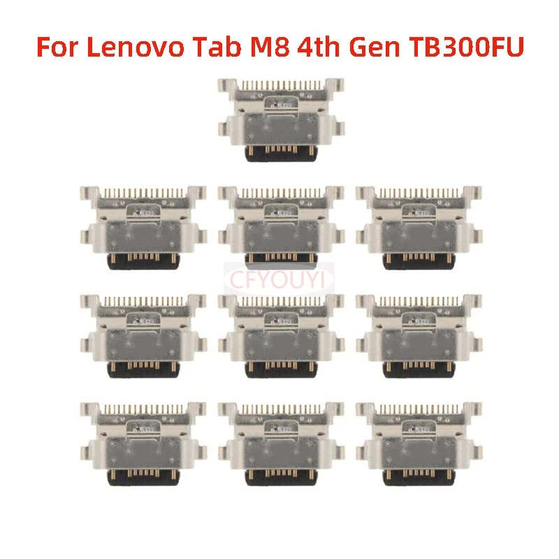 10PCS Charging Port Connector For Lenovo Tab M8 4th Gen TB300FU USB Dock Connector Charger Charging Port Replacement Part