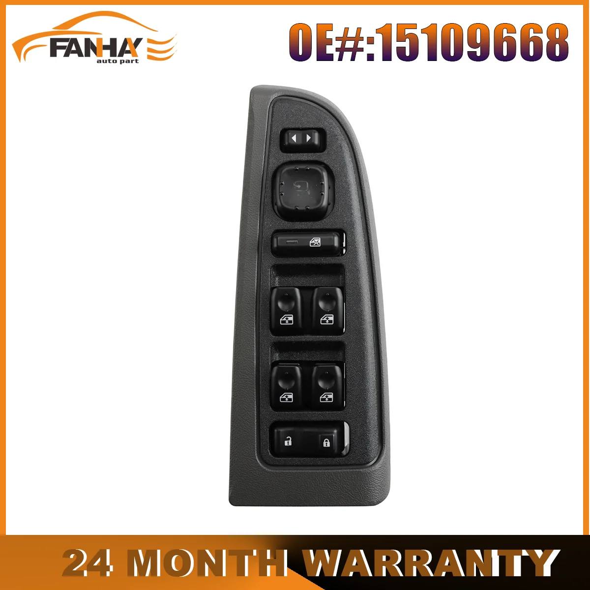 

POWER WINDOW SWITCH FOR CADILLAC ESCALADE 2003-2006 CHEVROLET AVALANCHE FOR GMC SIERRA 15109668 15112972 15125143