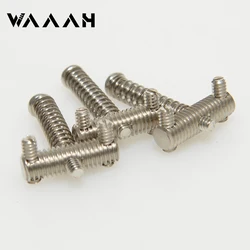 3 Pieces A Set Screws Thread Brass Chrome Material Saddle 60's TL 58 TLcaster Style for Tl Electric Guitar Bridge Replacement