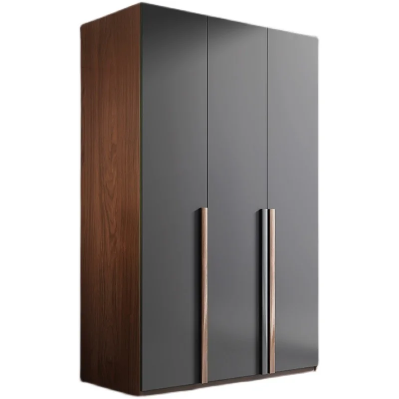 Nordic wardrobe household small apartment rental house master bedroom storage cabinet modern simple combination finished wardrob