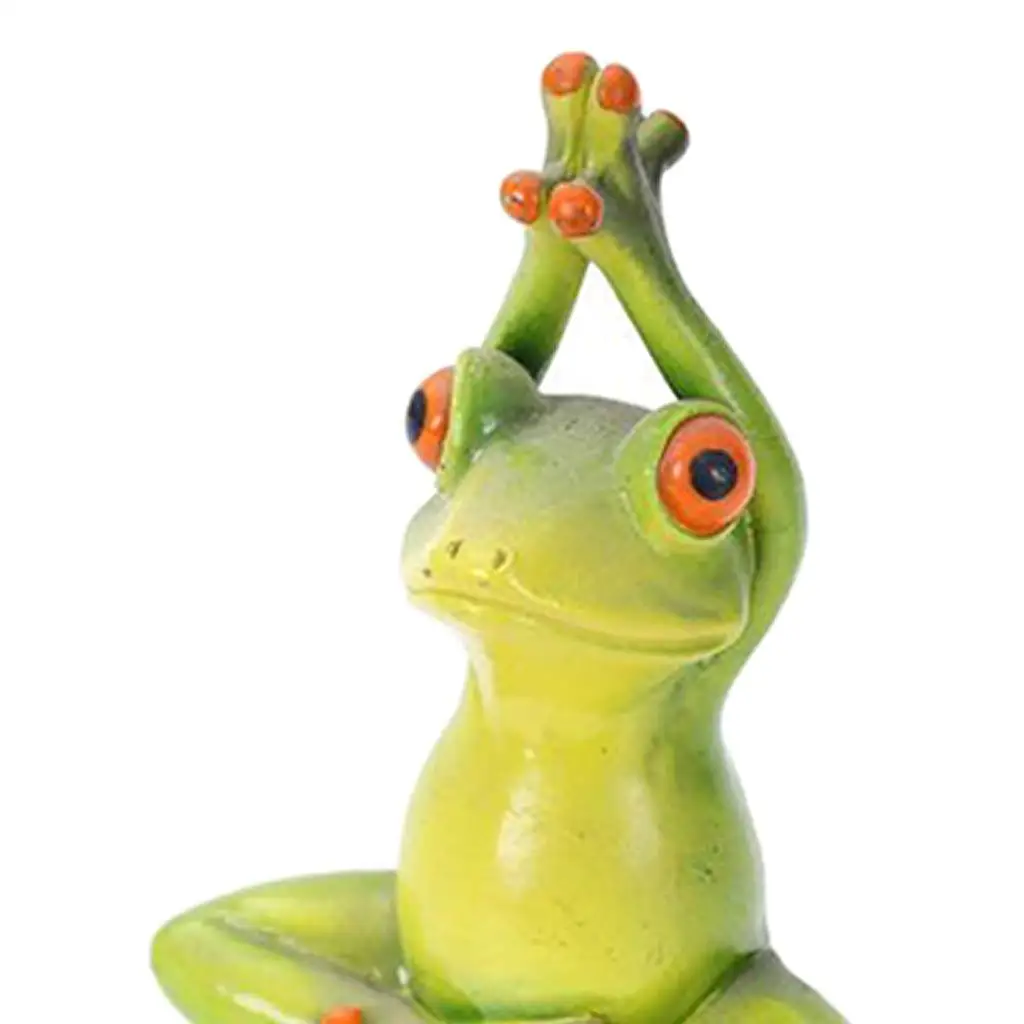 Frogs Statue Figurine Resin Craft Miniature Animal Sculpture