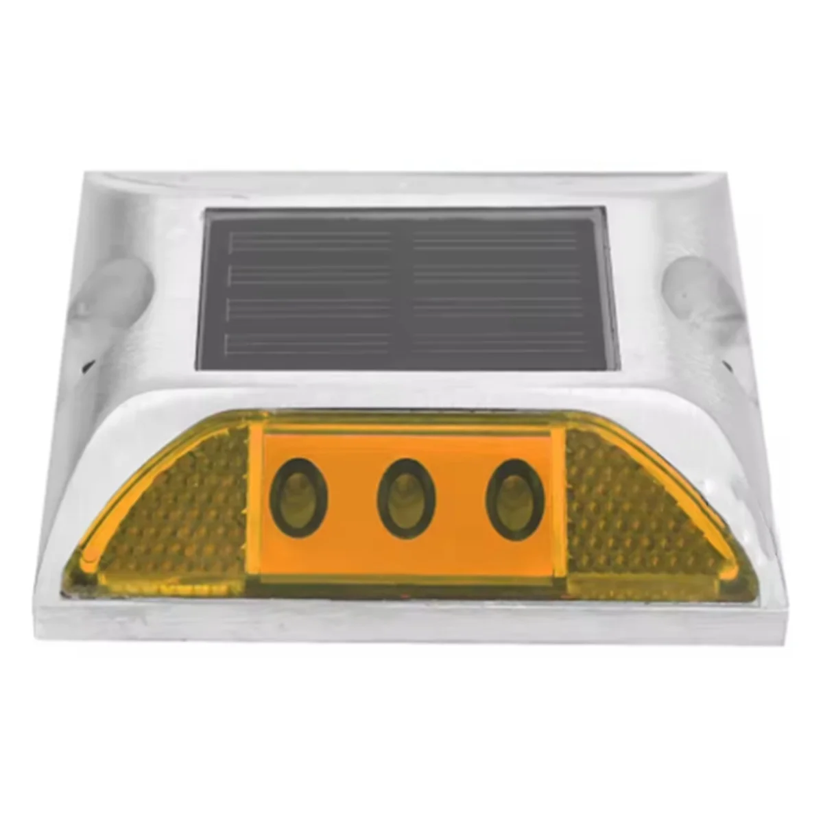 ABJZ LED Zonne-energie Grondmarkeringslichten Waterdichte buitenoprit Road Highway Spike Lamp