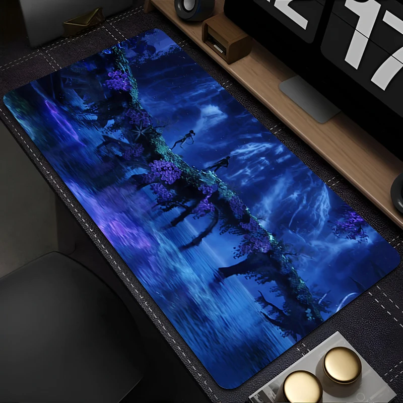 

Портативный коврик для мыши, офисный ПК, игровой нескользящий удлиненный настольный коврик, коврик для клавиатуры из фильма «Аватар», геймерский шкаф, коврик для мыши в стиле аниме