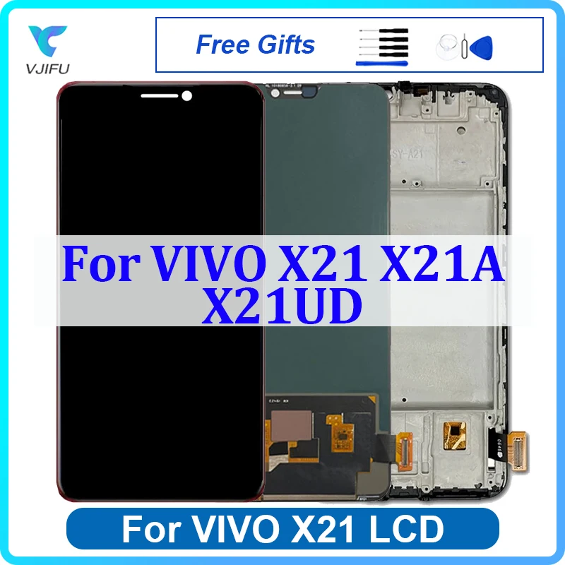 

6.28'' LCD For VIVO X21 X21A 1725 X21 UD Display Touch Screen Digitizer LCD Assembly Replacement Phone Repair 100% Tested