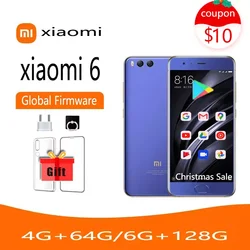 Global rom xiaomi 6 Android smartphone Fingerprint cellphone
