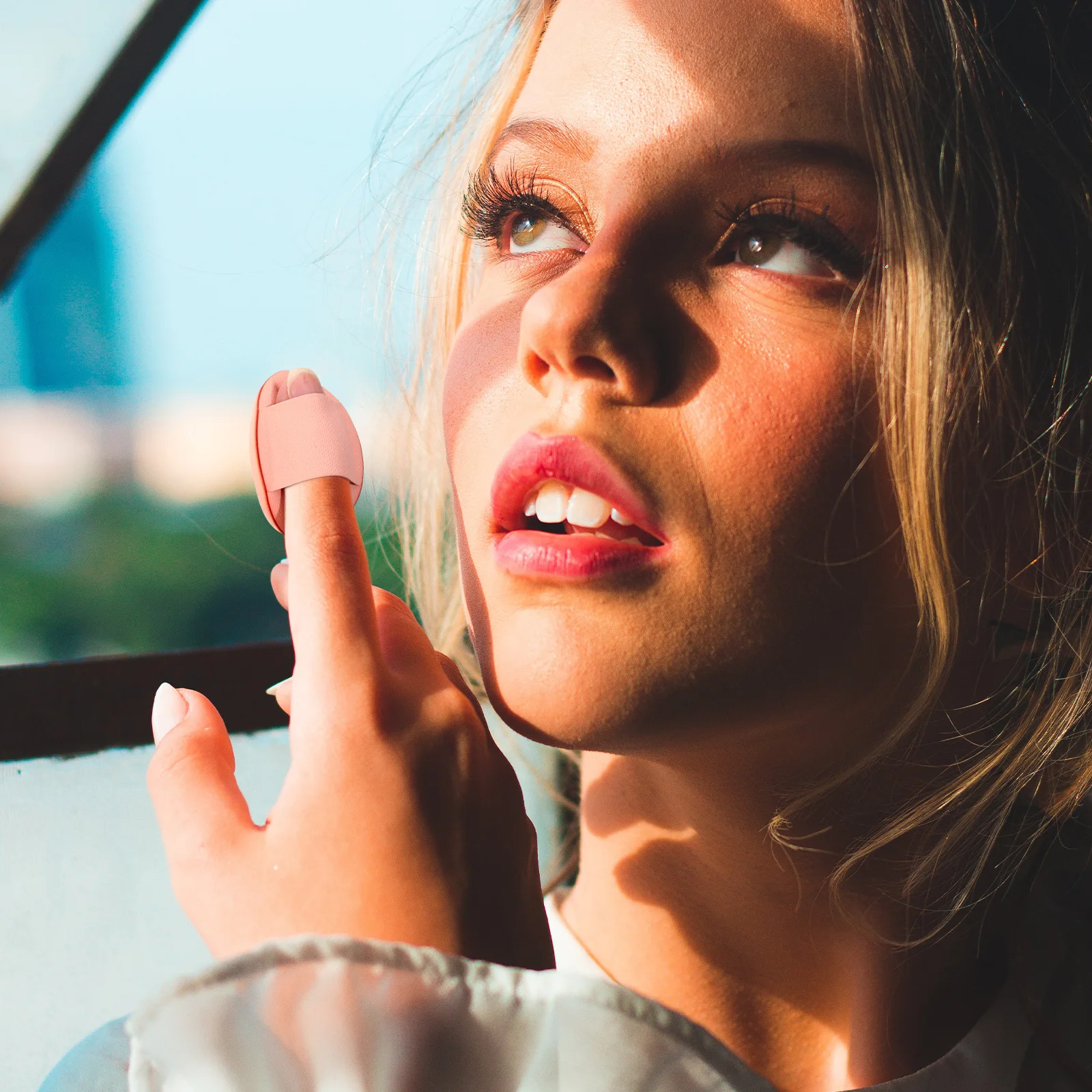 12 Stücke Kleine Make-Up Mini Foundation Pulver Tragbare Werkzeuge für Gesicht Concealer Blending Frauen Mädchen Make-Up