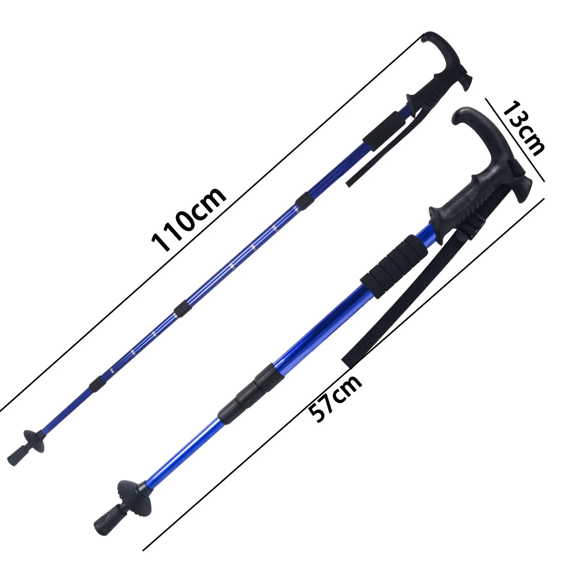 Hot selling Walking Stick Mountaineering Outdoor Tool Hiking Gear Climbing Tactical Stick Alpenstock Camping Equipment