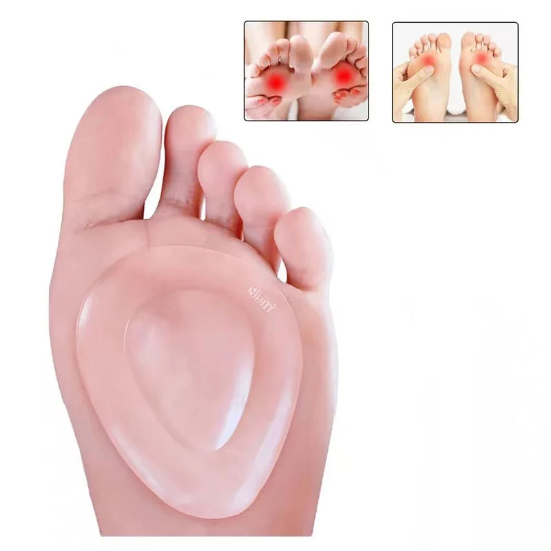 Anti-slip Silicone Gel Inserts For Plantar Fascitis Gel Half Insoles Women Forefoot Anti-Pain Shoes Insert High Heels Pad