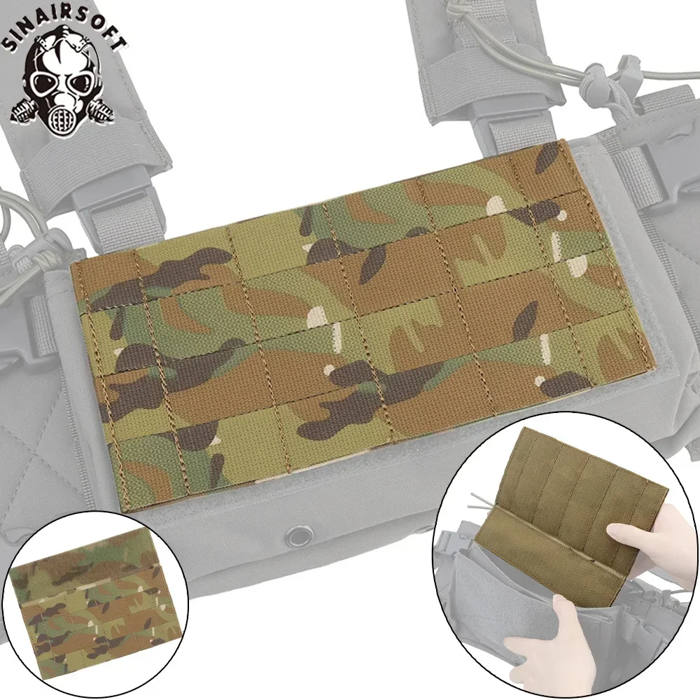 SINAIRSOFT MK4 Chaleco táctico MOLLE con solapa frontal y aparejo - imagen 4