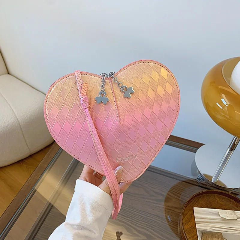 

New Women's Love - themed Messenger Bag Korean Style Cute and Personalized Niche Design Fashionable Shoulder Bag