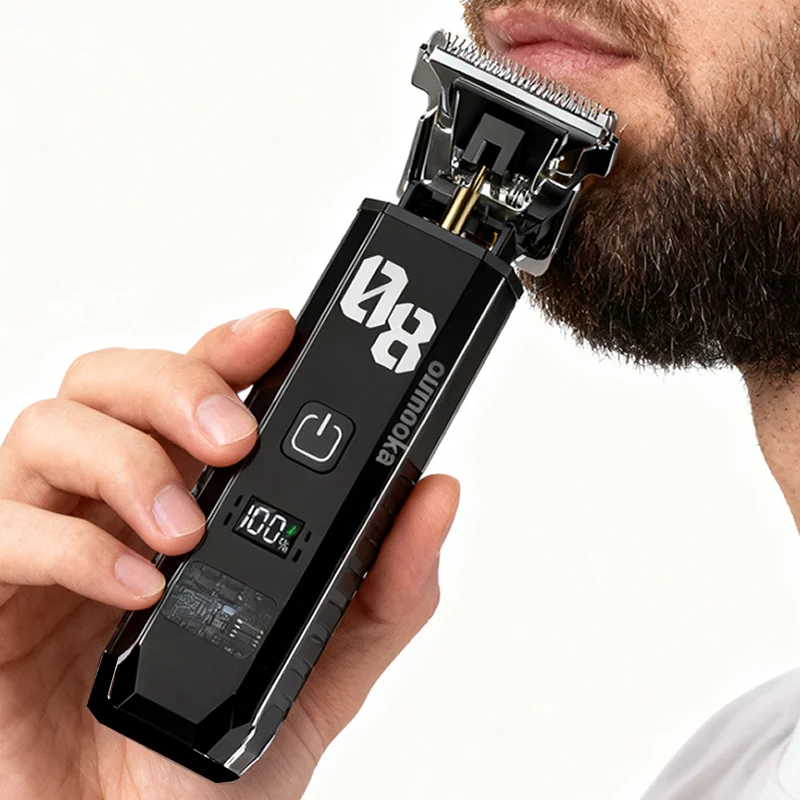 Novo tipo-c barbeador elétrico navalha para homens cortador de barbeiro máquina de barbear t9 máquina de cortar cabelo profissional dropshipping aparador de barba