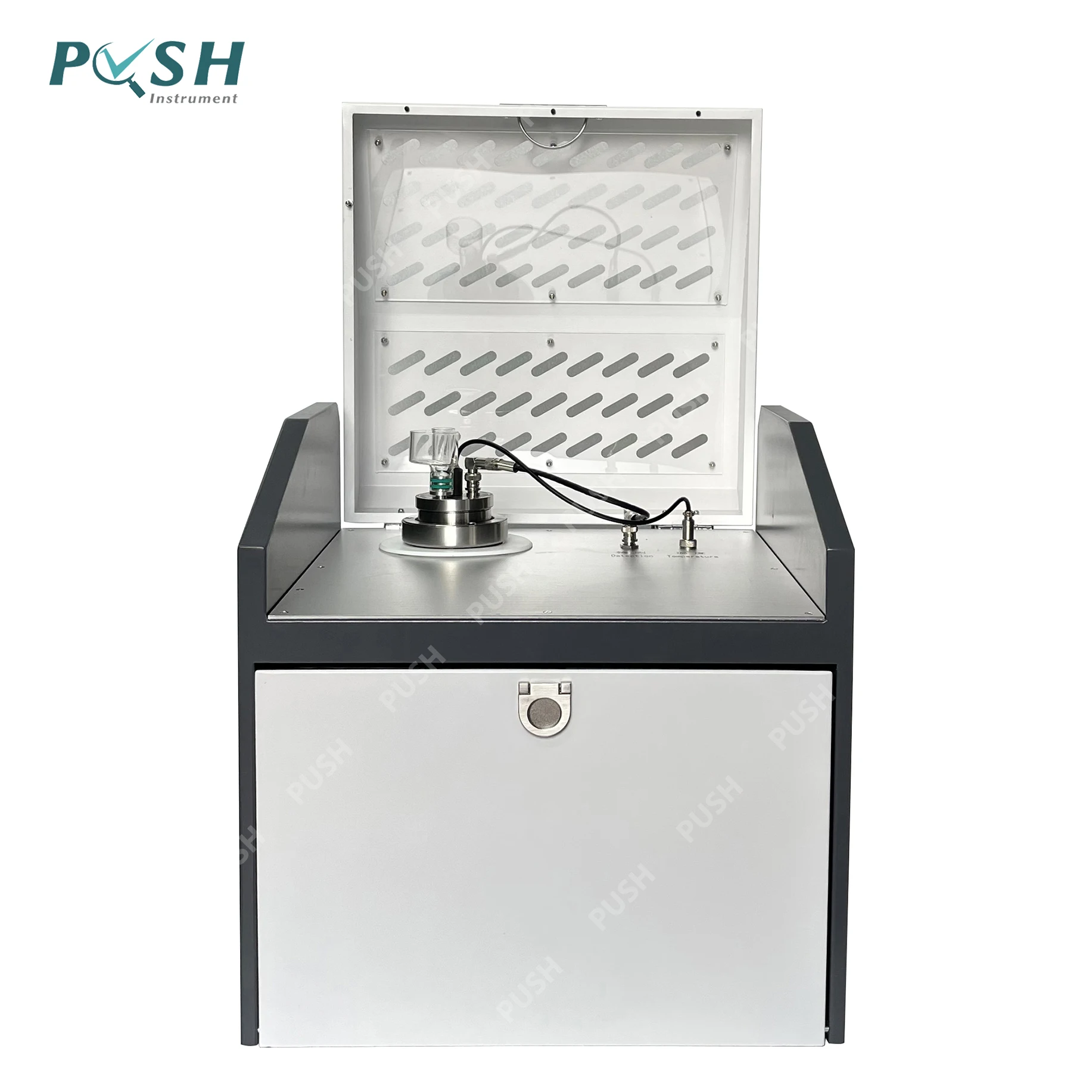 

Нажимной электрический трансформаторный масляный тестер загара Тестер сопротивления масла и диэлектрической потери