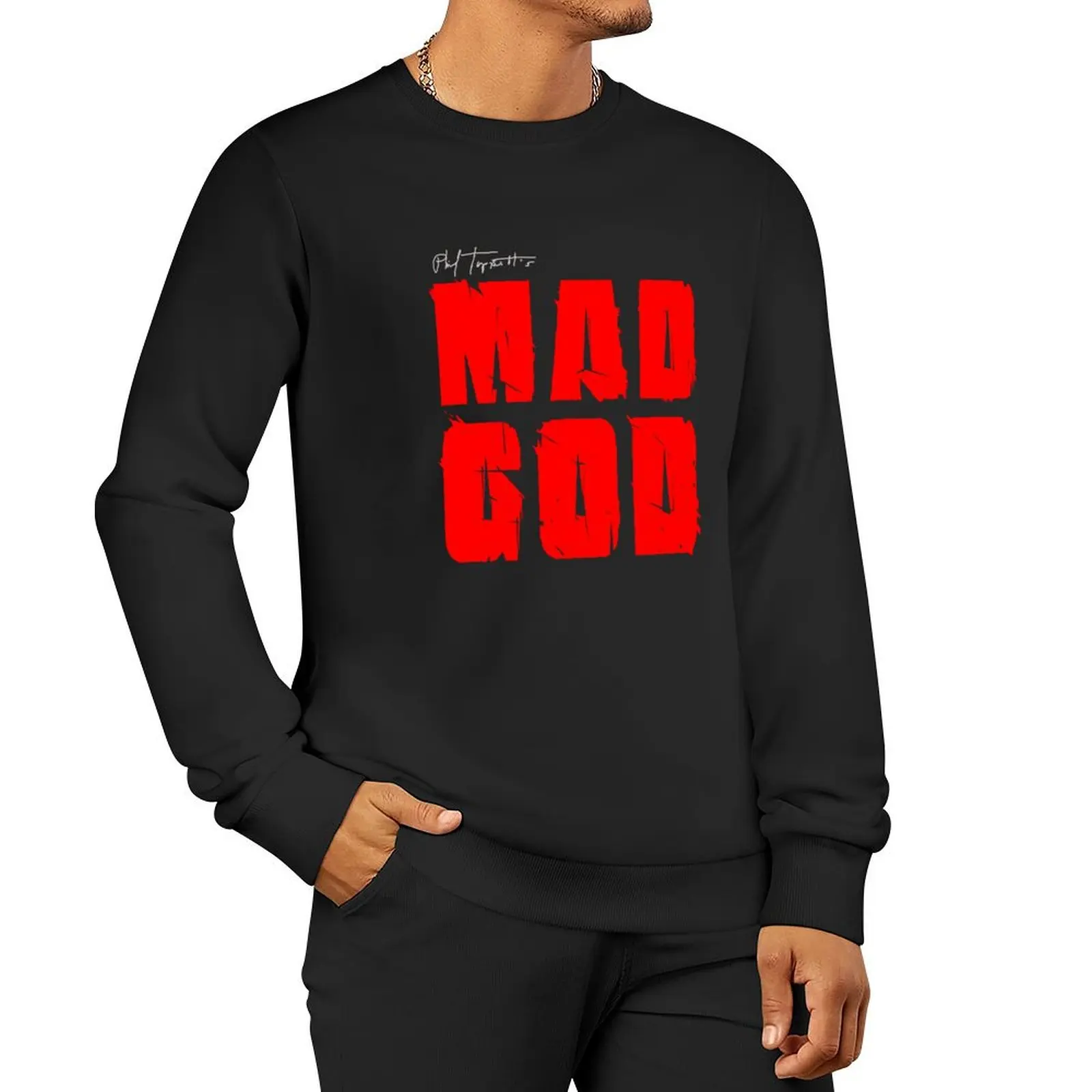 

MAD GOD SIGNATURE LOGO IN ORPHANBLOOD Essential Pullover Hoodie autumn jacket men men's sweat-shirt set sweatshirt