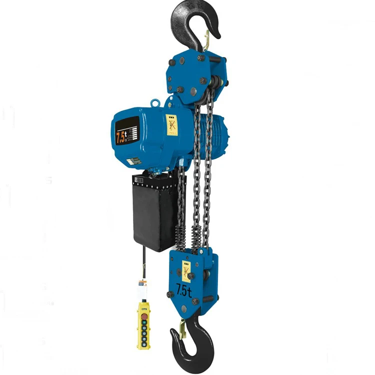 1 Ton 1.5ton 2 Ton Wire Rope Electric Chain Hoist 220v With Trolley